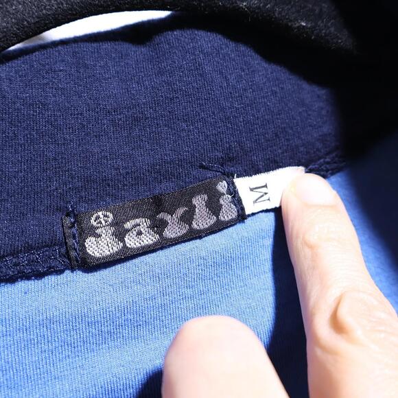 Jayli Blue Jacket Bell Sleeve Floral Embroidered Womens M Cotton Hippie Boho Zip - Picture 3 of 8